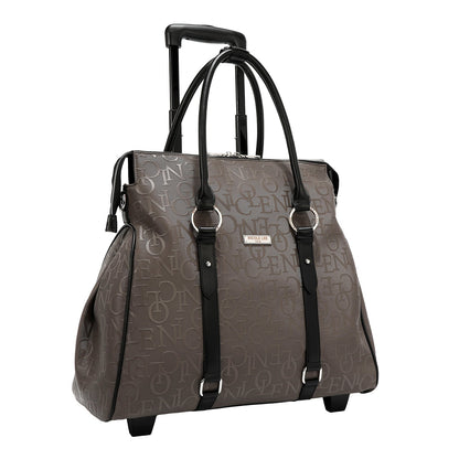 BOLSO CON RUEDAS MONOGRAMA (GRIS OSCURO)-2